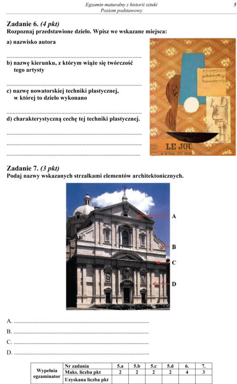 Historia sztuki podstawowy 5