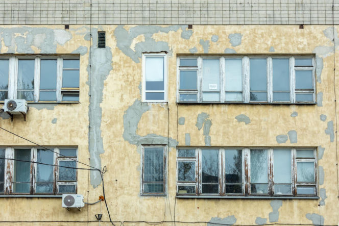 Dawna szkoła powszechna na Słomińskiego 1 w Warszawie