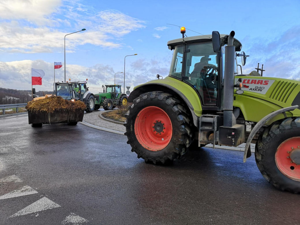 Protest rolników na podkarpaciu