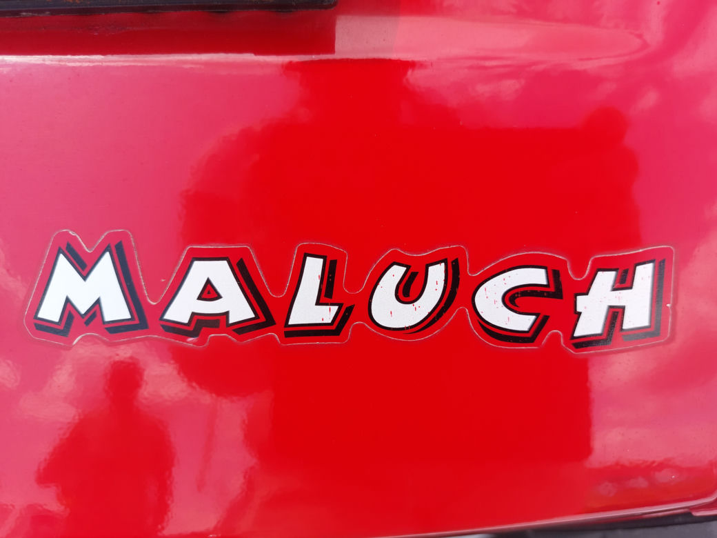 Zlot fiatów 126p w Galerii Libero w Katowicach