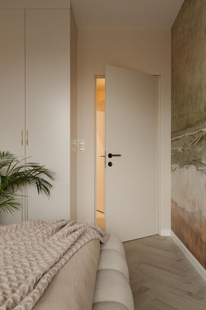 Soft minimalizm w gdyńskim apartamencie - projekt Agata Piltz