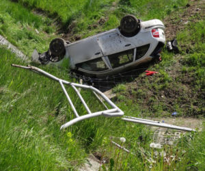 Wypadek na A4 za węzłem Bieżanów. Zginął młody mężczyzna [ZDJĘCIA]