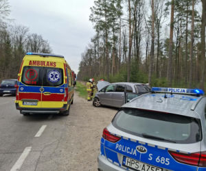 Wypadek na drodze Starachowice - Lubienia