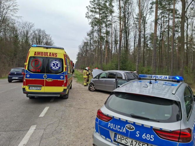 Wypadek na drodze Starachowice - Lubienia