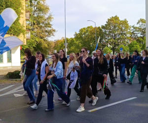Spacerek na uniwerek w Szczecinie