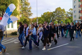 Spacerek na uniwerek w Szczecinie