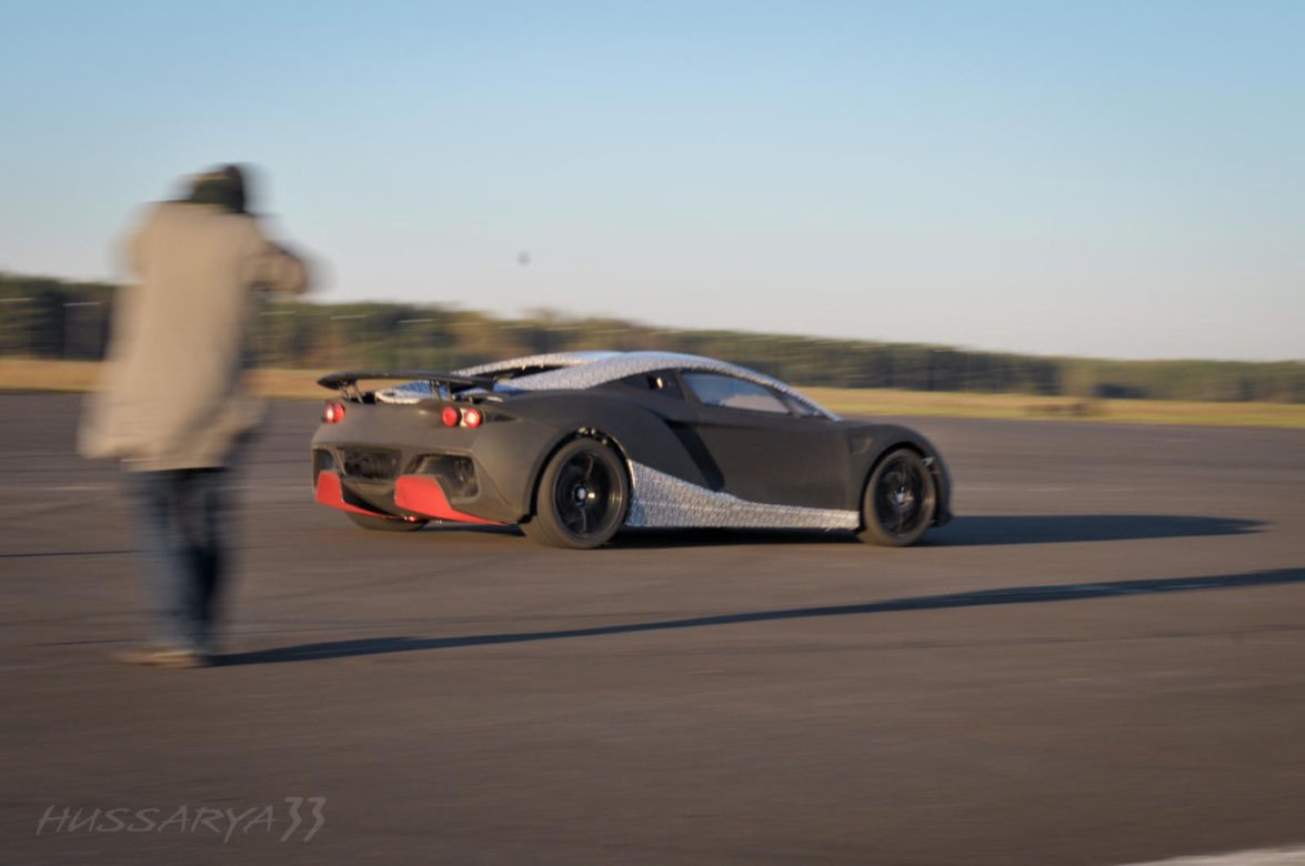 Arrinera Hussarya podczas testów