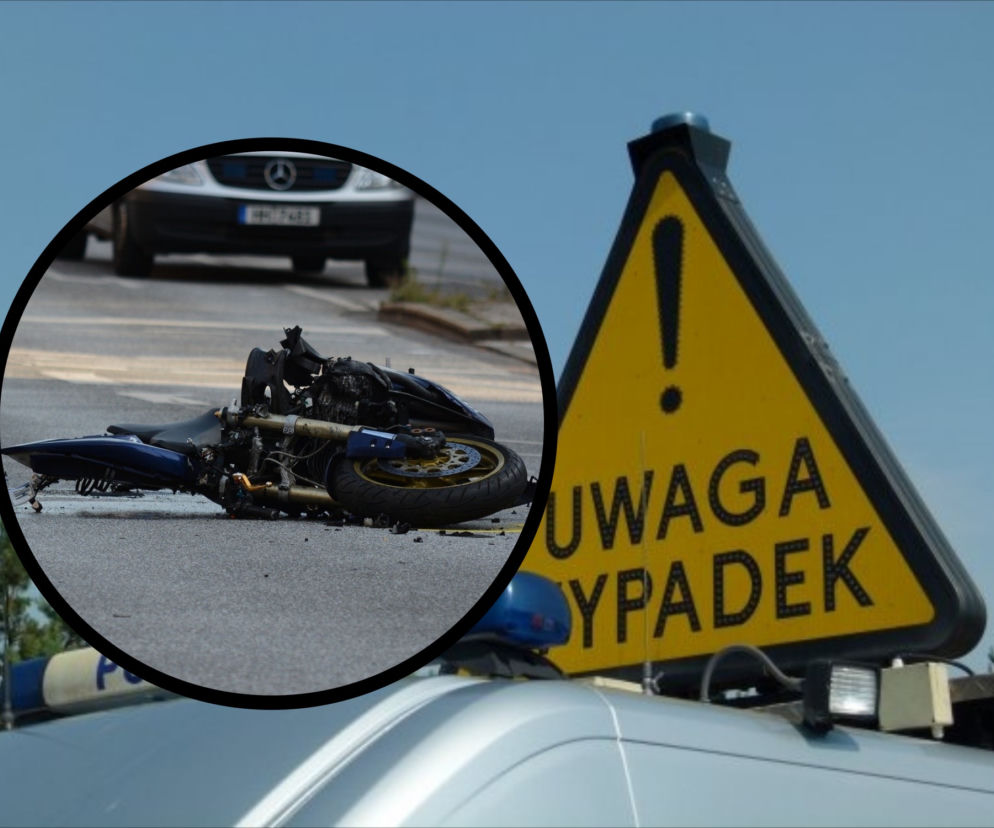 Toruń: Tragiczny wypadek z udziałem motocyklisty! 31-latek uderzył w słup