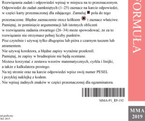 Matura 2019 z matematyki