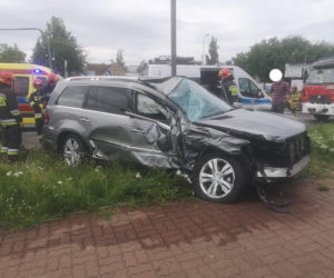 Wypadek na ulicy Kamiennej w Bydgoszczy