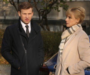 Barwy szczęścia odc. 1414. Dominika Sadowska (Aleksandra Woźniak), Łukasz (Michał Rolnicki)