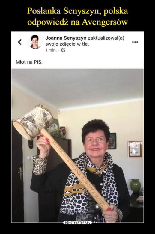 Joanna Senyszyn jak "imperatorka". Memy zalewają internet