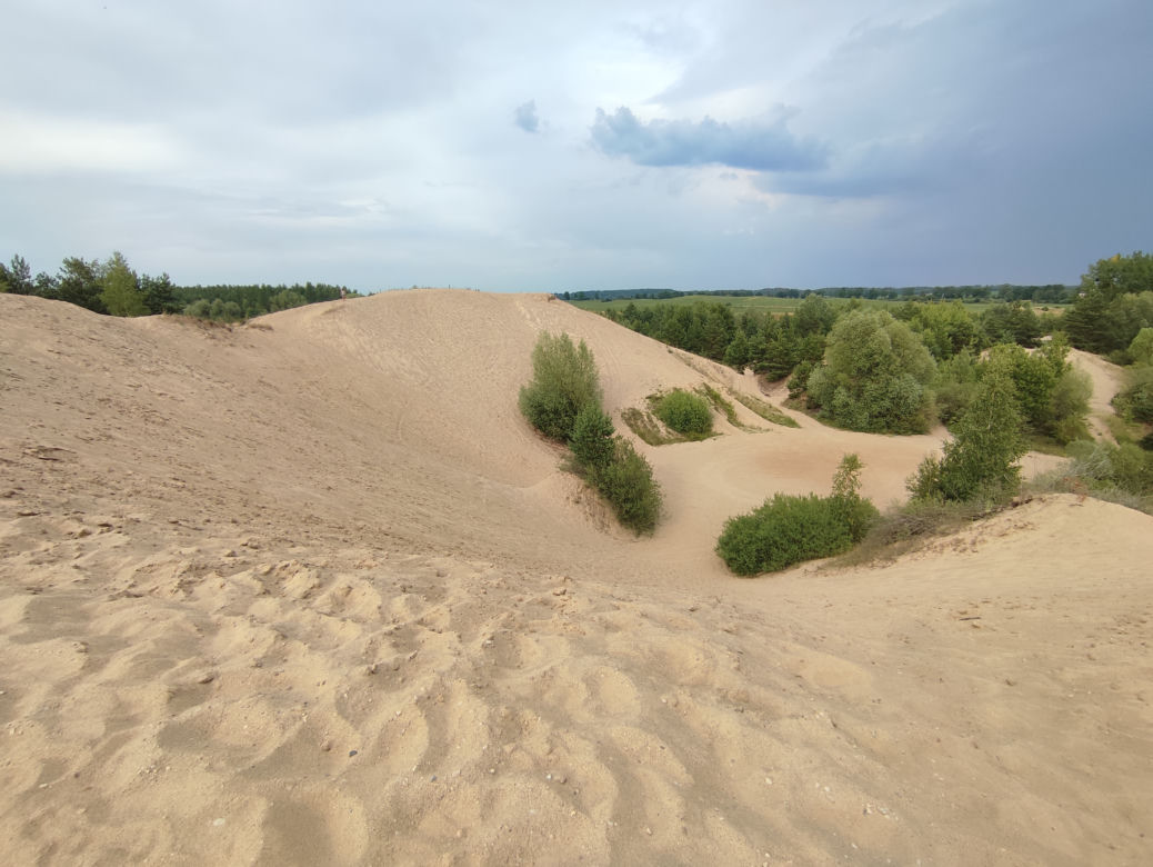 Stare Juchy jak Abu Zabi? Piaskowa góra na Mazurach przypomina egzotyczną pustynię [ZDJĘCIA]