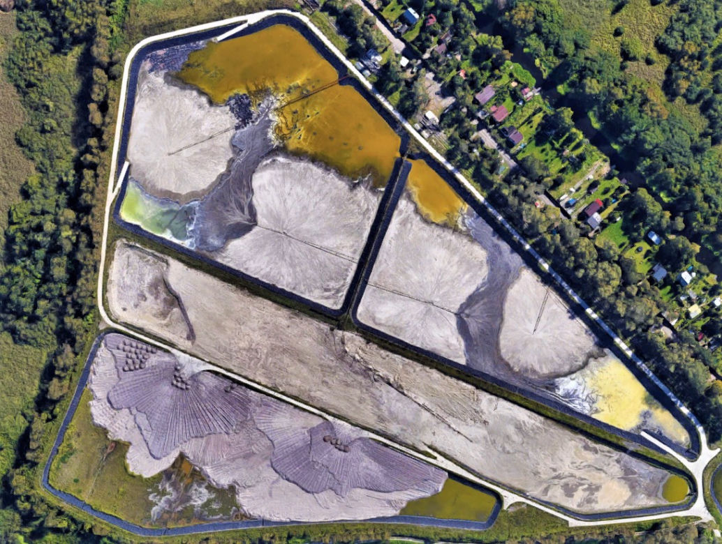Szczecin w szczególe według Google Earth