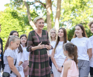 Agata Duda spotkała się z dziećmi