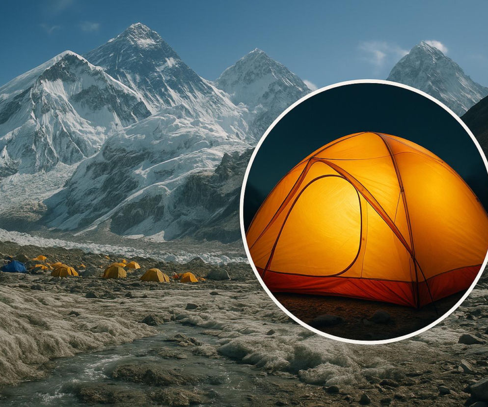 obóz na Mount Everest