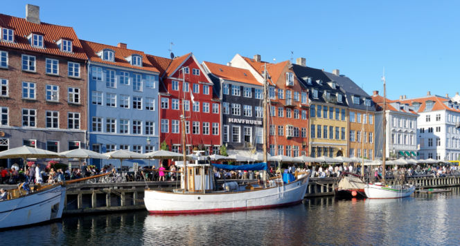 Nyhavn w Kopenhadze (Dania)