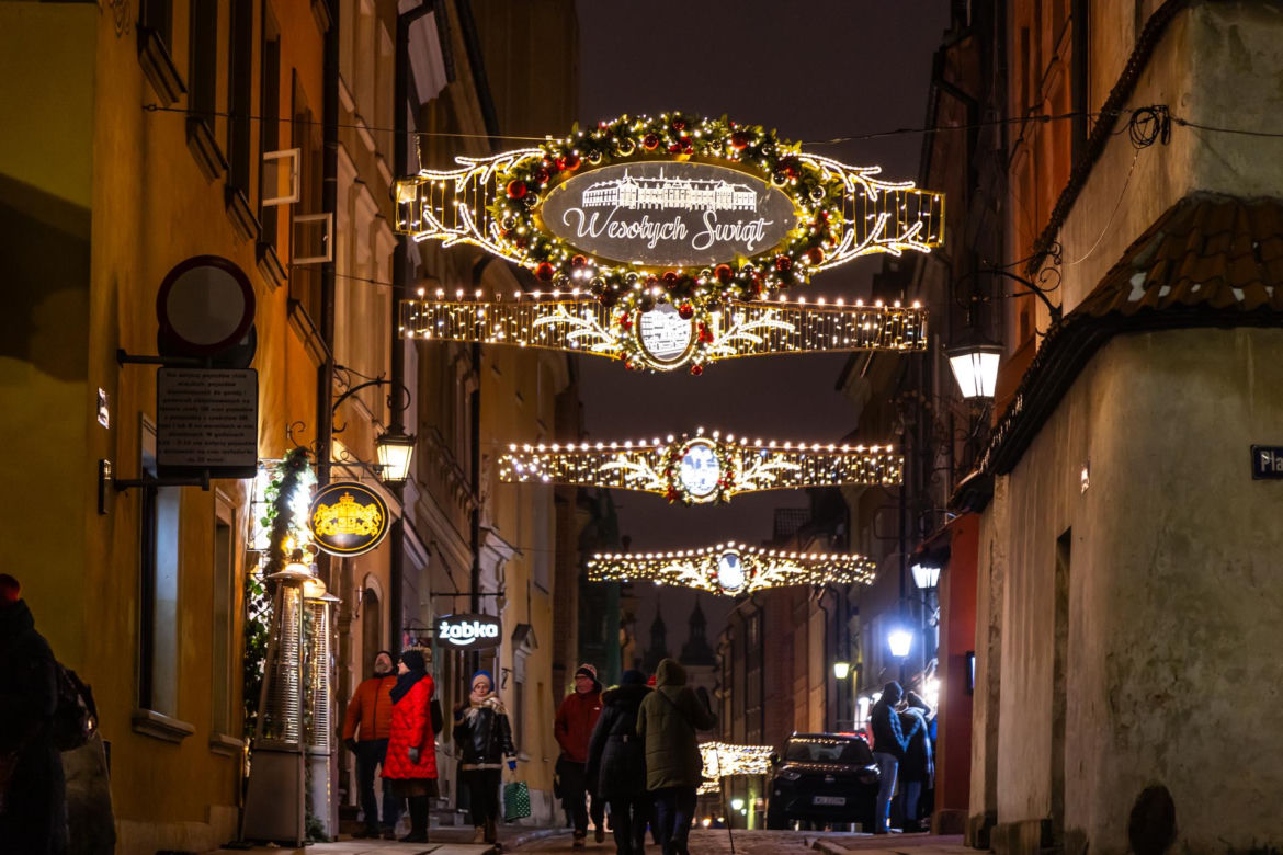Iluminacja świąteczna 2023 w Warszawie - zdjęcia