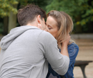 Pierwsza miłość po wakacjach 2018. Sabina (Urszula Dębska), Paweł (Michał Malinowski)
