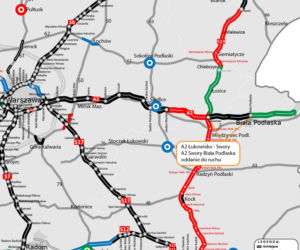Do ruchu oddano 27 km autostrady A2
