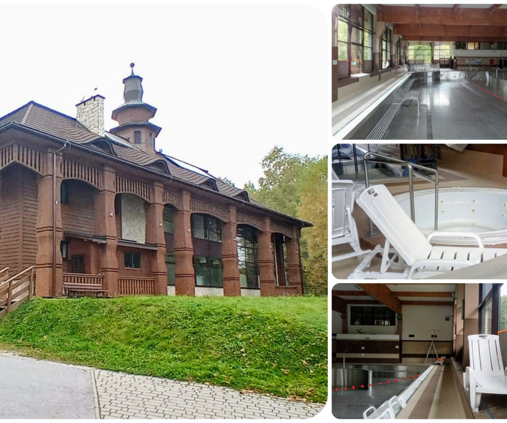 Opuszczony park wodny w Wysowej Zdrój