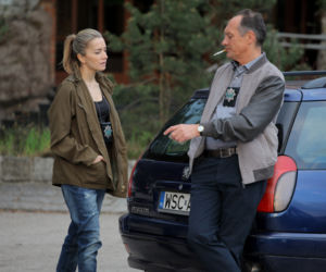 Na krawędzi 2 sezon odc. 5. Lena Korcz (Kamilla Baar), Niżyński (Tomasz Dedek)