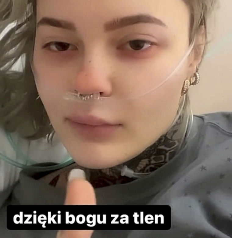 Monika Miller pod tlenem
