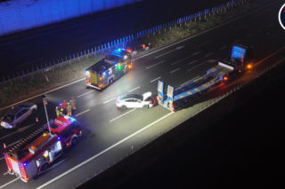 Wypadek na trasie S2.