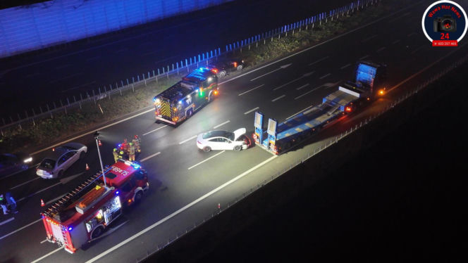 Wypadek na trasie S2.