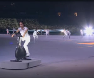 Defilada Polaków podczas ceremonii otwarcia Tokio 2020