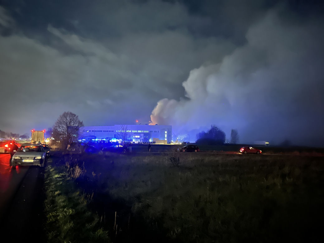 Gigantyczny pożar piekarni w Małopolu  Zdjecia od Rytla powinny być
