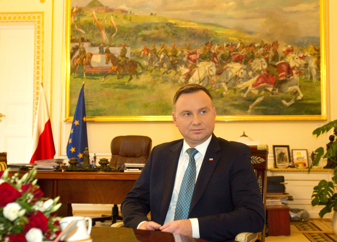 Rozmowa redaktora naczelnego Grzegorza Zasępy z Prezydentem RP Andrzejem Dudą