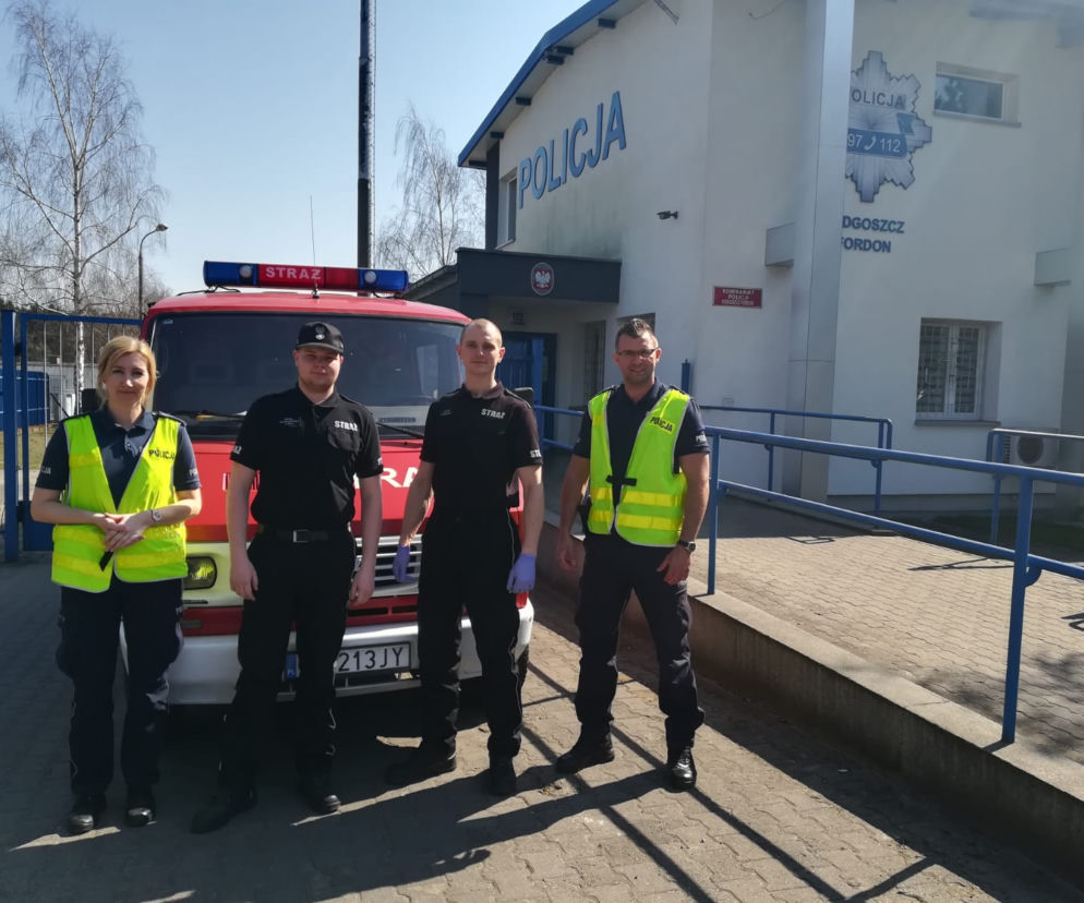 Strażacy i policjanci