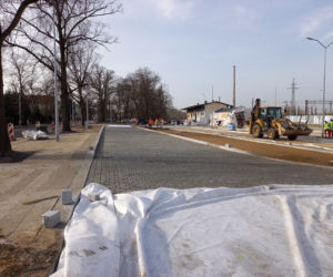 Budowa węzła przesiadkowego w Podjuchach - marzec 2021