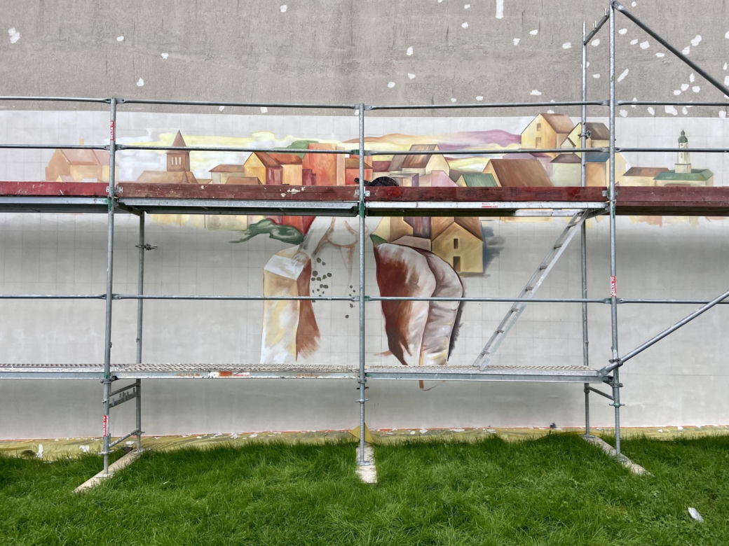 Nowy mural w Bytomiu