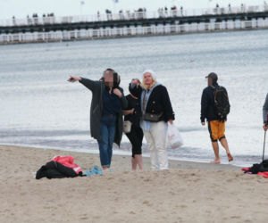 Morsy dorwały Joannę Kurowską na plaży