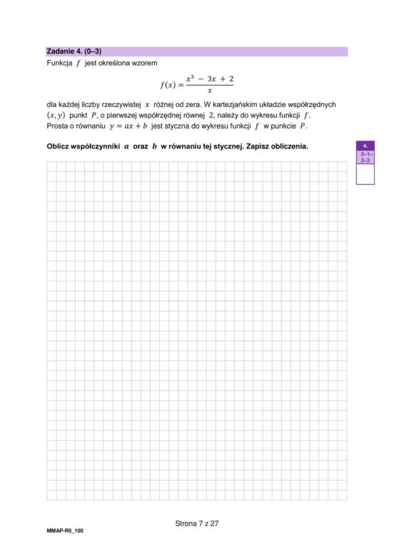 Matura rozszerzona z matematyki 2024 
