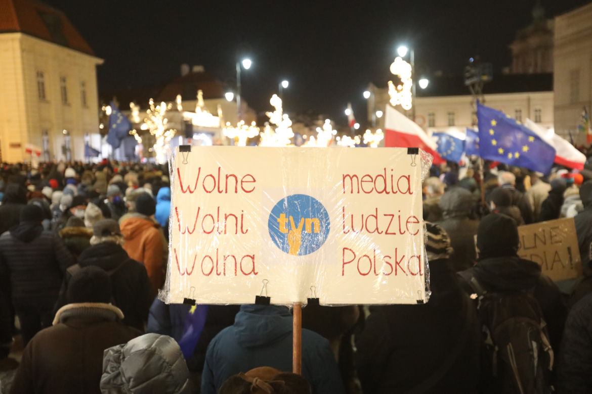 Lex TVN. Protesty 19 grudnia