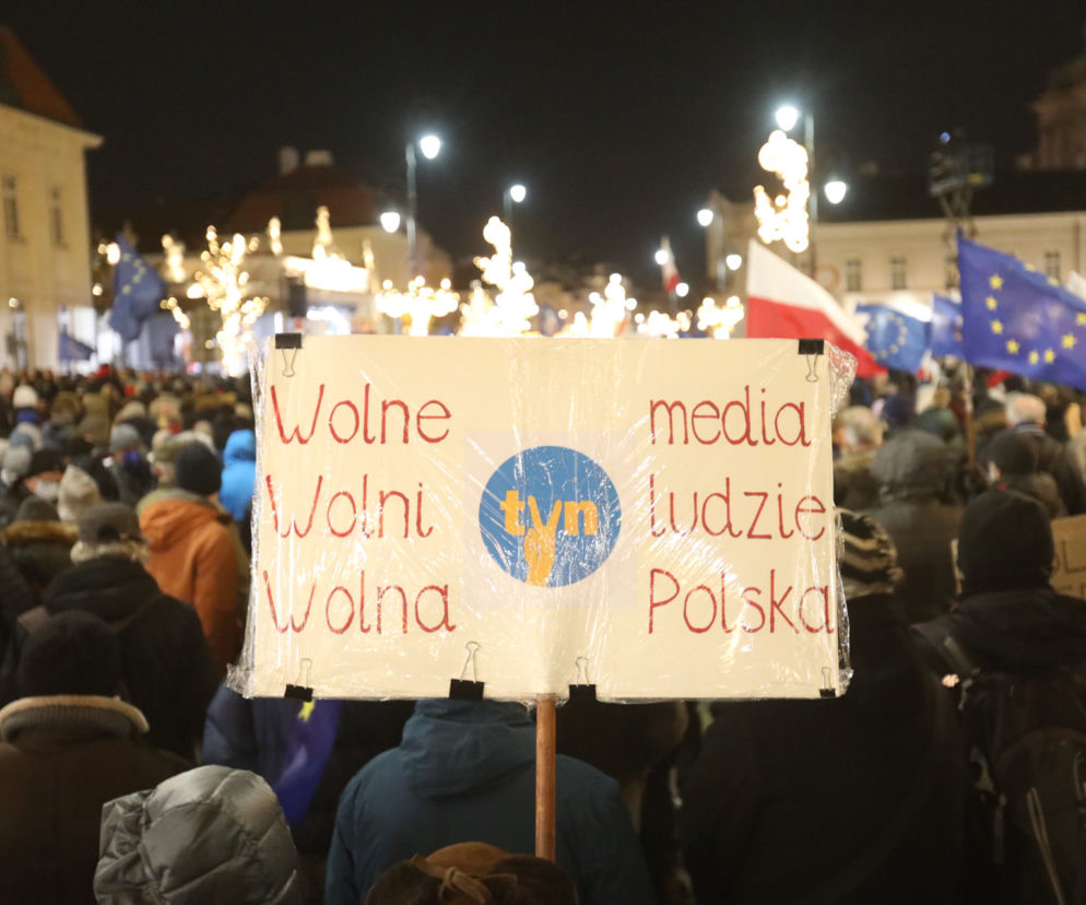Lex TVN. Protesty 19 grudnia