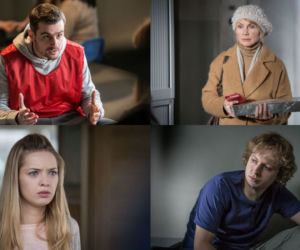 Skazane, Marta (Paulina Gałązka), Rafał (Antoni Pawlicki), Anna (Beata Ścibakówna), Olaf (Rafał Fudalej)