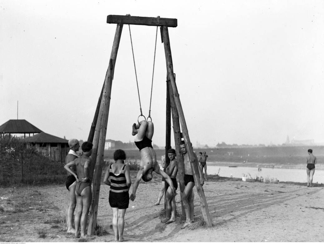Plaża nad Wisłą w Krakowie