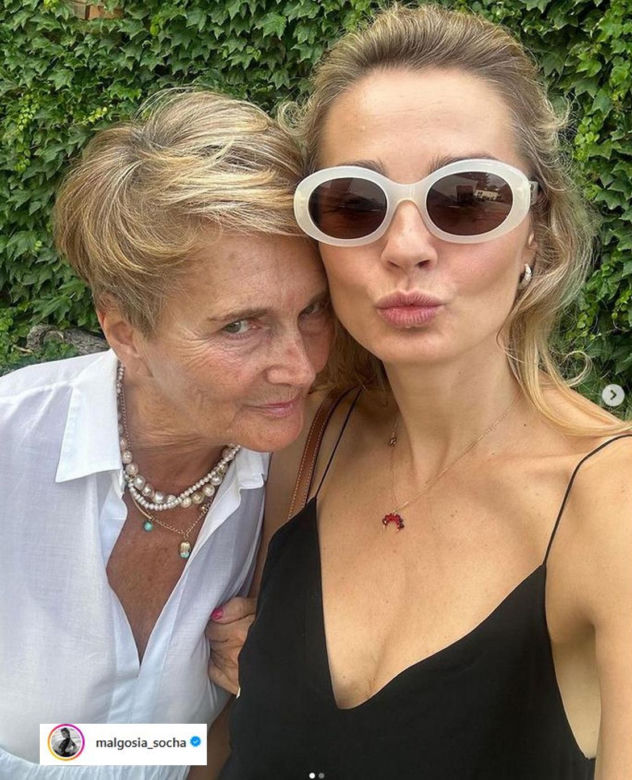 Małgorzata Socha i jej mama Bożena Socha 