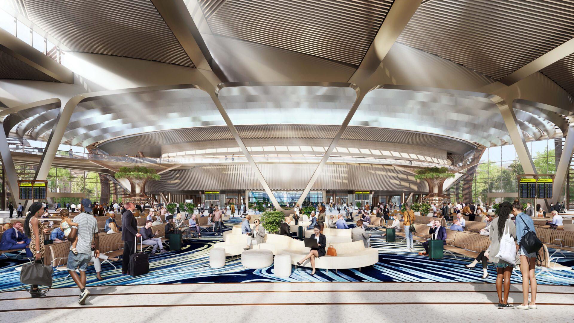 Bishoftu International Airport - projekt Zaha Hadid Architects