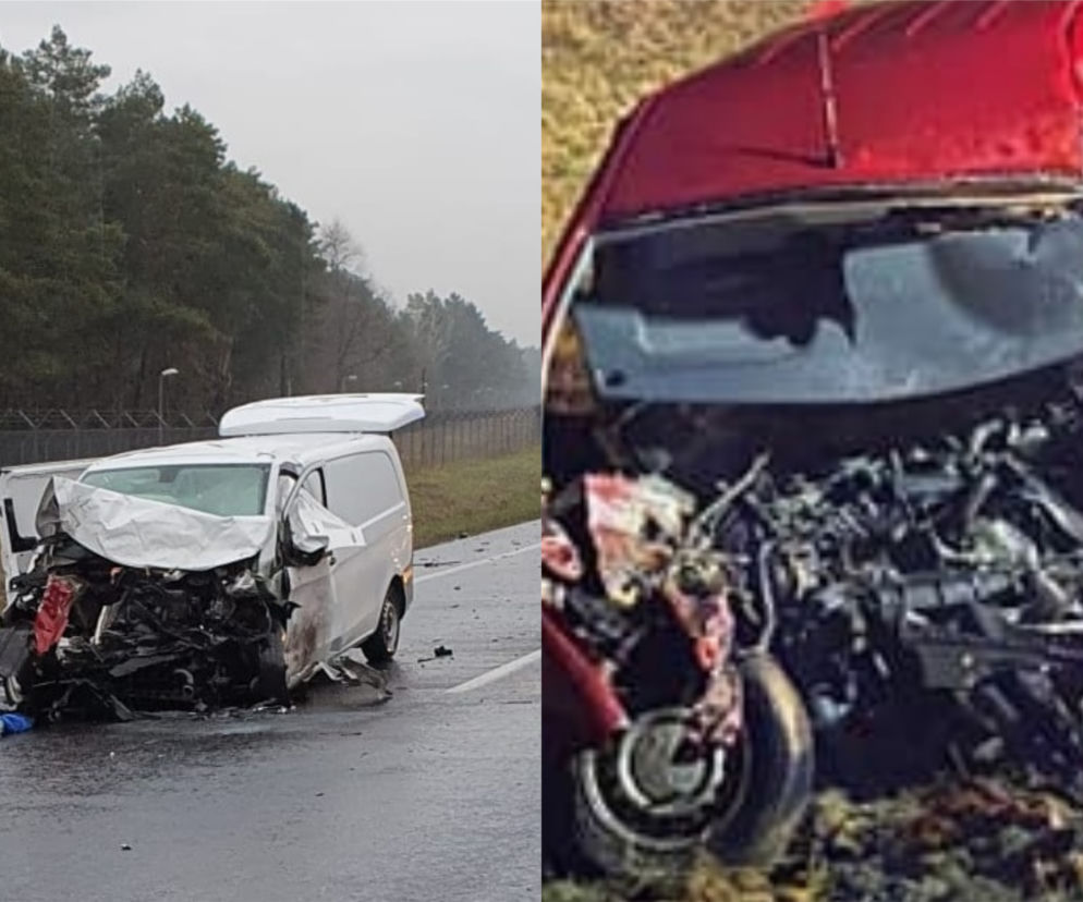 Tragiczny wypadek na obwodnicy Torunia. Trzech mężczyzn zginęło na S10. Zdjęcia od policjantów i strażaków
