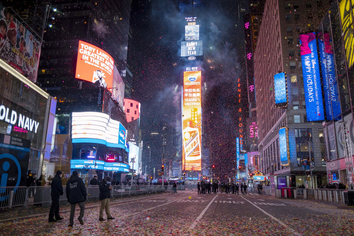 Sylwester wraca na Times Square