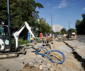 Rozkopali skrzyżowanie w centrum Warszawy