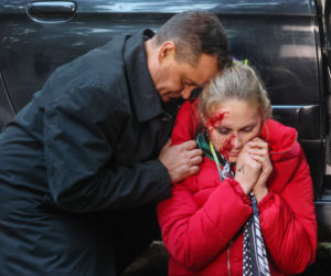 Na Wspólnej, odcinek 3389: Daria (Patrycja Topajew), Sławek Dziedzic (Mariusz Słupiński)