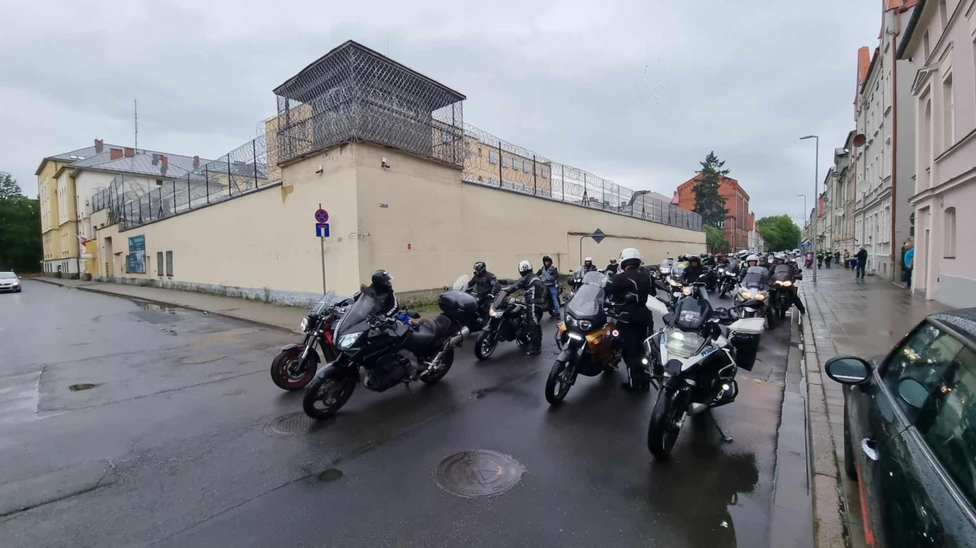 Motocykliści pożegnali Rafała Fortuńskiego