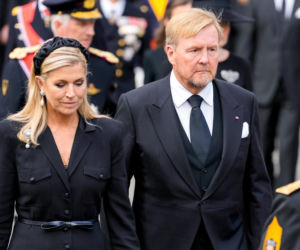 Karol Nawrocki na pogrzebie króla