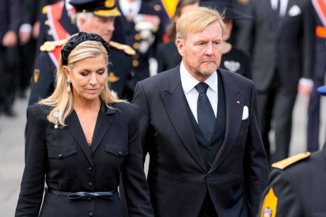 Karol Nawrocki na pogrzebie króla
